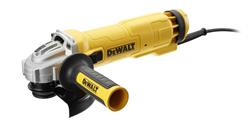 DEWALT Úhlová bruska 150 mm, 1400 W,  odfuk nečistot - beznapěťový spínač, plynulý rozběh, DWE4238, DWE4238-QS