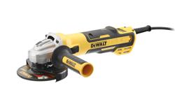 DEWALT Úhlová bruska 125 mm, bezuhlíková , 1700 W, regulace otáček, brzda, ochrana proti přetížení, DWE4357, DWE4357-QS