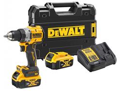 DEWALT 18 V XR vrtačka 2x aku 5,0 Ah, kroutící moment 90/34 Nm, otáčky  0 -650-2000 ot./min, kufr Tstak, DCD800P2T, DCD800P2T-QW